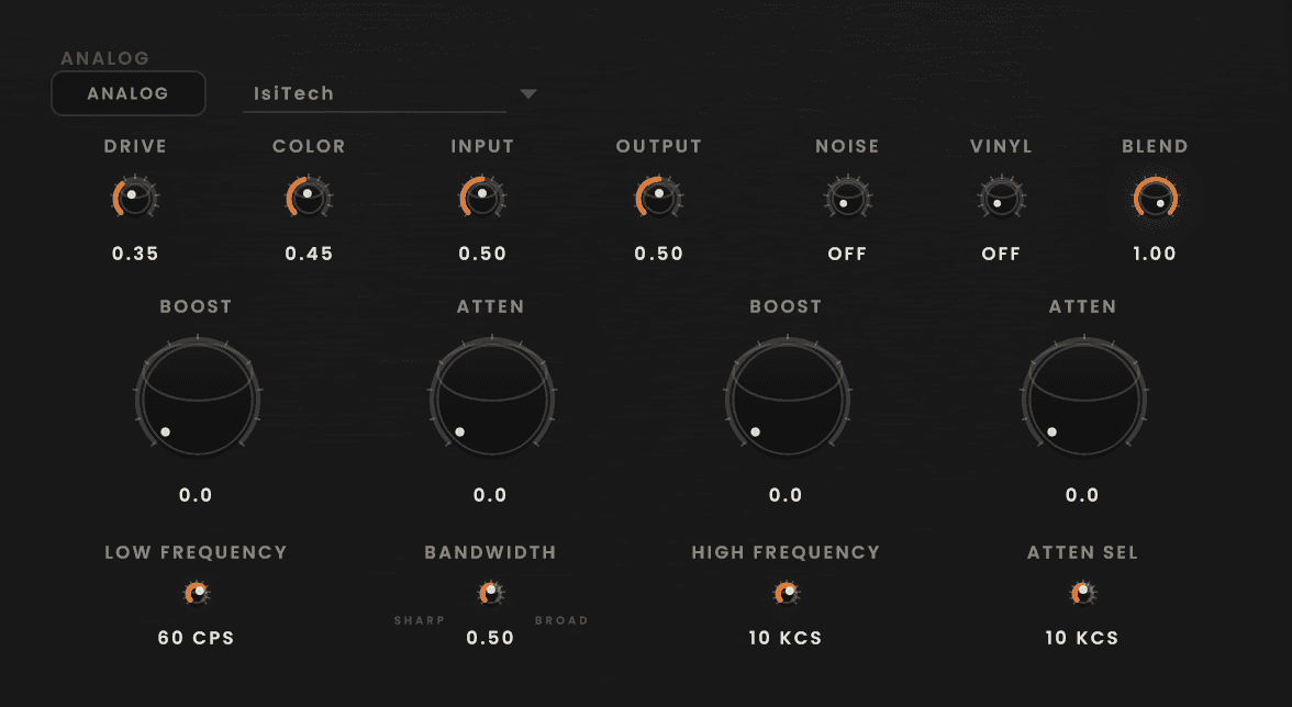 ISITECH ISI AUDIO Architectural Model interface